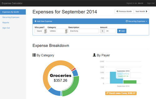 Expense Calculator